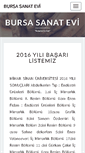 Mobile Screenshot of bursasanatevi.com