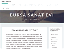 Tablet Screenshot of bursasanatevi.com